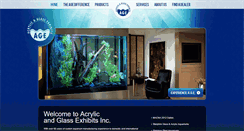 Desktop Screenshot of acrylicandglassexhibits.com